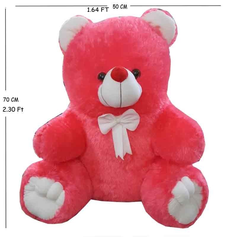 Large Soft Teddy Bear (70 CM – Pink)
