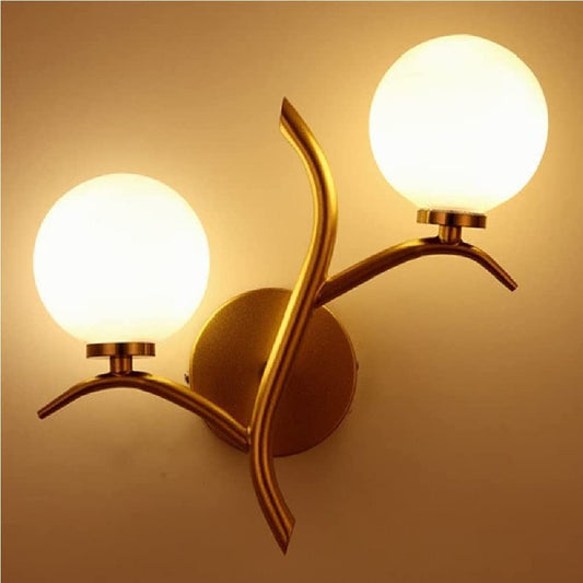 Globe Designer Wall Lamp (Gold Finish)